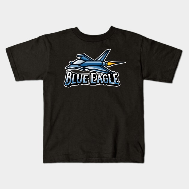 Blue Eagle Kids T-Shirt by busines_night